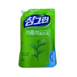 Chamgreen Green Tea Squeaky Clean Dish Soap 1.2L (Refill) 2ea
