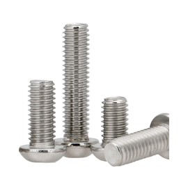IMScrews 1/4-20 x 2" Button Head Socket Cap Bolts Screws, 304 Stainless Steel, Allen Hex Drive, Pack of 50