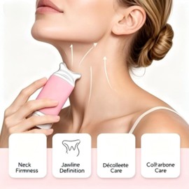 Gua Sha Neck Cream with Built In Gua Sha Massager, Hydrating Skin Care (1pcs)