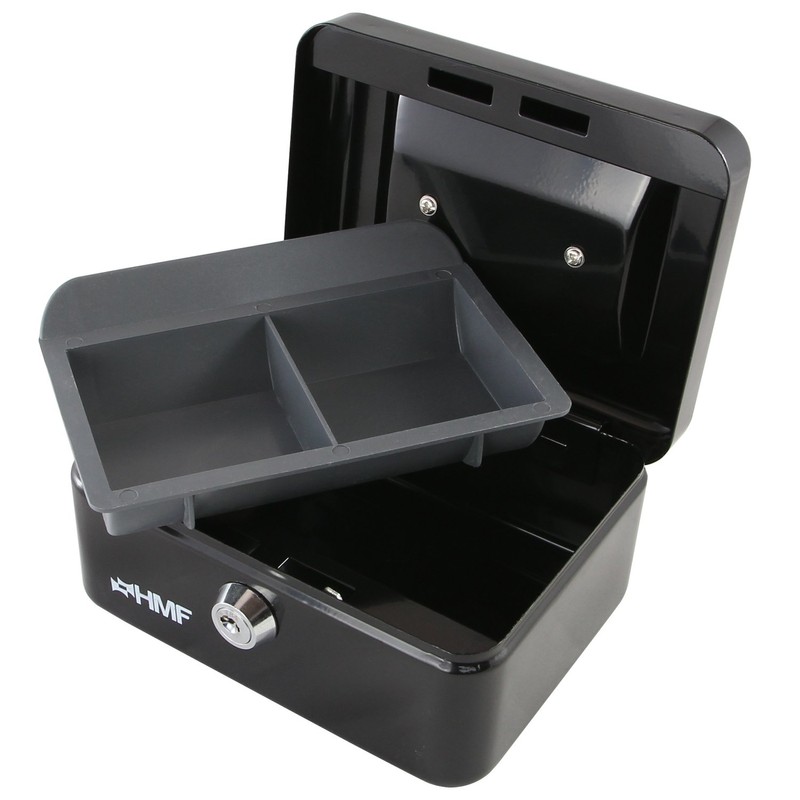 Cash Box 150 x 110 x 75 mm Black