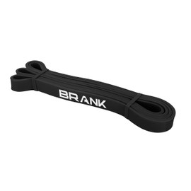 BRANK SPORTS Elastic Black Band for Sports, Strength Training and Fitness | Resistance Band Ideal for Mobility and Support during Pull-Ups, Crossfit or Street Workout (1-Black)