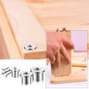 XTUDOU® Pack of 32 Wooden Dowels Centring Tips, Solid Dowel