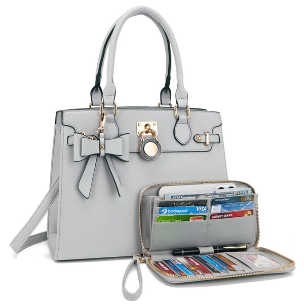 Qiyuer Women Handbags Set Top Handle Satchel Tote Shoulder Work