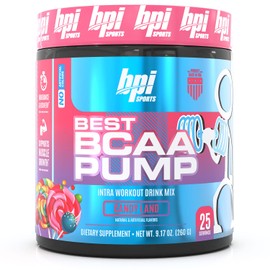 BPI Sports Best BCAA PUMP - BCAA Powder Bebida Deportiva Intra Workout con Aminoácidos de Cadena Ramificada para la Hidratación, para Hombres y...    