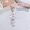 VARKAGE Pack of 2 Cute Y2K Cat Keyrings, Plush Cat