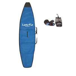 Lahui Kai Stand Up Paddle Board SUP Bag - 11' 6" Bag - Cover, Carrying Case, Storage – Extra Thick Padding, Shoulder Strap, Handle - (11’ 6” Lahui Kai Bag and Lahui Kai Rack Straps)
