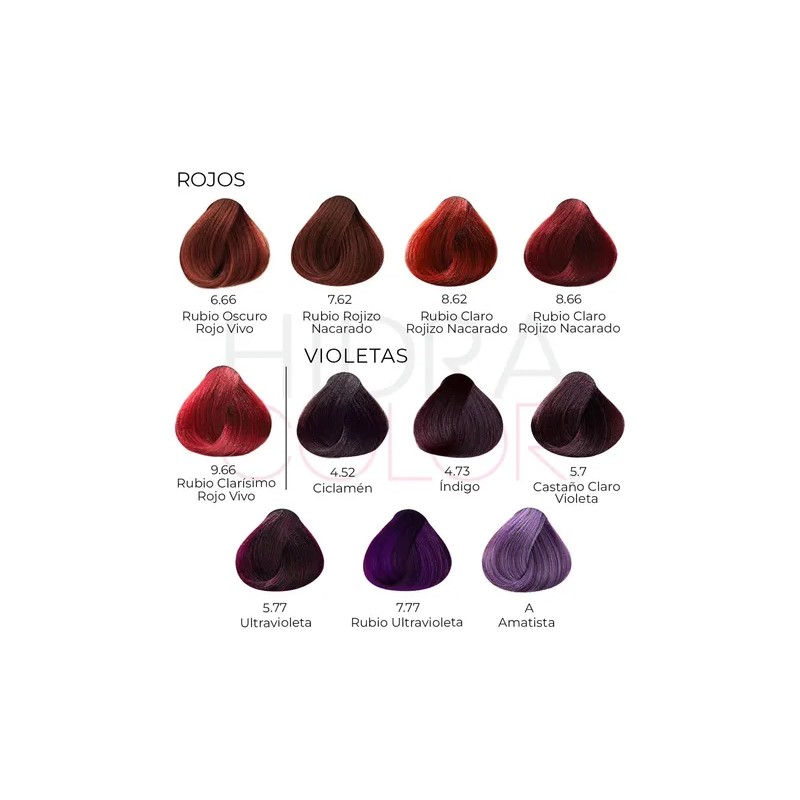 Tinte Para Cabello Hidracolor Naturales 90 Ml + Peróxido Tono