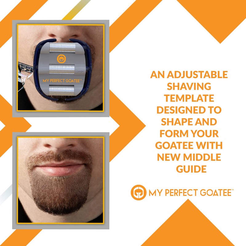 My Perfect Goatee® Shaving Template - Create a Perfectly Shaped