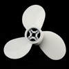 Ymiko Boat Motor Propeller Motor Propeller Outboard 3-Blade Propeller Electric