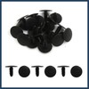 INFINAUTO 20 Pcs 8mm Hole Dia 25mm Head Plastic Rivets