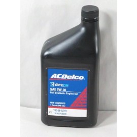 ACDelco 6x ACDelco 10-9129 Dexos 2 SAE 5W-30 Full Synthetic Diesel Motor Oil Duramax