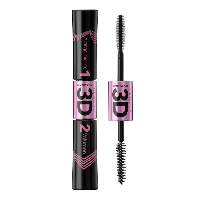 Renova Mascara para Pestaas Dimenssion 3D, negro, 14.5 g