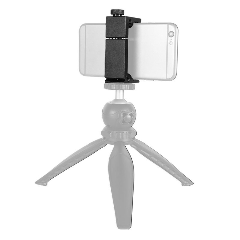 Mobile Phone Clamp for Tripod Mount Adapter Universal Smartphone Holder