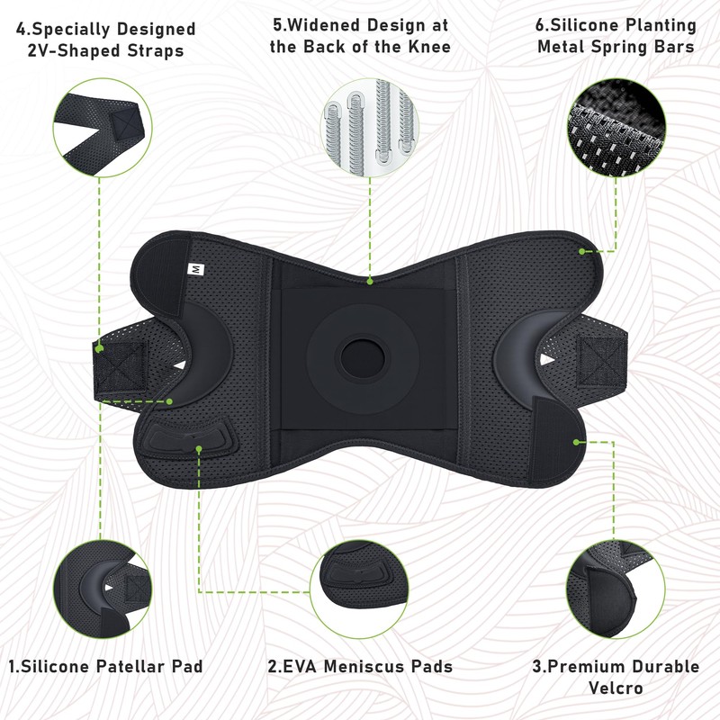 Yochaqute Knee Brace for Meniscus Tear: Compression Knee Support with