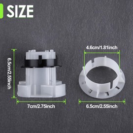 INJOYTEC Upgraded 285811 Medium Cam Agitator Repair Kit 285811 Agitator Repair Kit Replacement Fit for Washer Replaces 2744 285746 3347410 AH334650 AP3138838 B004XLDHSE