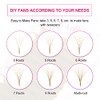 Volume Lash Extensions 0.07 D Curl Easy Fan Volume Lashes