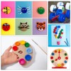 PATIKIL 1.2inch Plastic Bottle Caps for Crafts, 50Pcs Reusable Protection