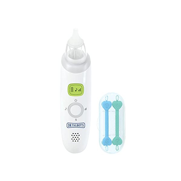 Dr. Talbot's Electric Nasal Aspirator for Babies - BPA-Free with Hygienic Travel Case - Ear Wax Removal Tool and Nose Cleaner