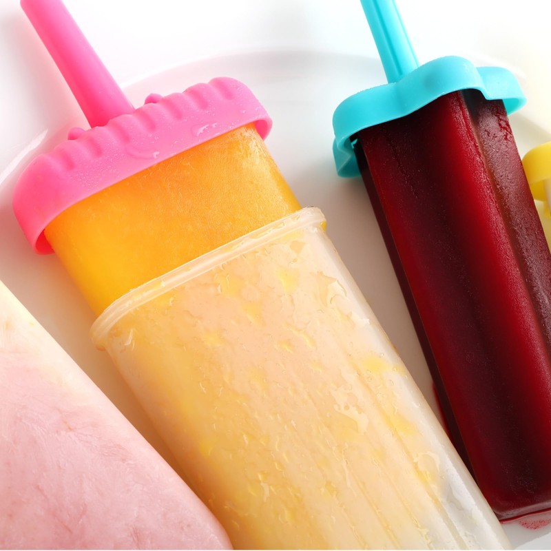 com-four® 2 x Ice Cream Moulds for 12 Servings of