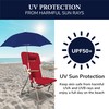 Caribbean Joe Clamp On Umbrella for Beach Chair, Adjustable and