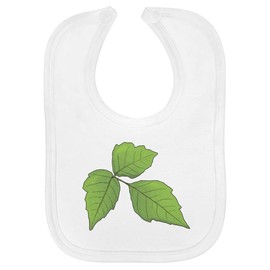 Azeeda 'Poison Ivy' Soft Cotton Baby Bib (BI00057804)