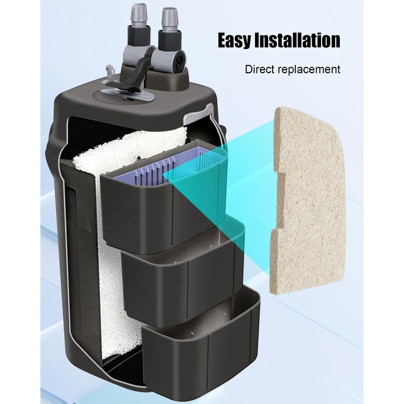 QLZOZB 20 Pcs Filter Fit for 307 407 306 406