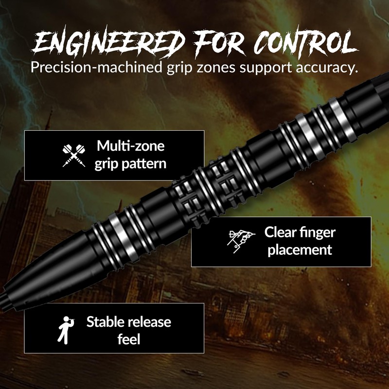 RUTHLESS | Tornado | Steel Tip Darts | 90% Tungsten