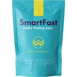 SmartFast Natural Electrolyte Powder - Unflavoured Electrolyte Salts for Superior Performance. Fuel Your Fast - Zero Calorie Minerals (140 Servings | 420g)