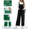 IWOLLENCE Jumpsuits For Women Boho Overalls Casual Long Bib Loose