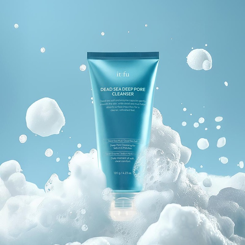Ippu [Dead Sea Salt Enzyme Cleanser] Deep Cleansing Fresh Cream