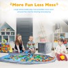 SAM AND MABEL Toy Storage Organizer with Play Mat –