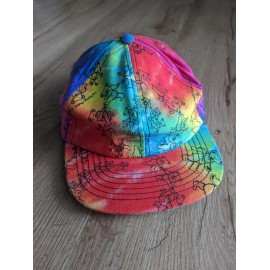 Vintage 1991 NEW DEADSTOCK Grateful Dead Tie Dye Teddy Bear Hat Snapback Cap
