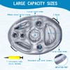 MTINRNI Pool Drink Holder, Inflatable Drink Holder with 8 Holes,