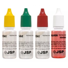 JSP Gold Silver Jewelry Testing Acid Kit 14K 18K Sterling 999 Test Kit Detector JSP