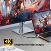 YACSEJAO USB C to USB C 90 Degree Cable 10Gbps