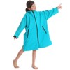 Hiturbo Kids Waterproof Swim Parka: Thin Fleece Swimming Coat -