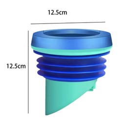 Toilet Flanges s Sealing Toilet Bowl Gasket Easy Installation Bathroom for Waste Lines with Prevent Backflow