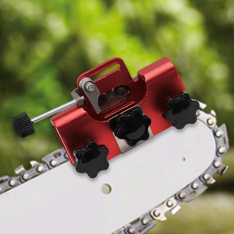 Chain Saw Sharpener | Chainsaw Sharpening Jig Kit with 3