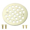 4-1/4“ Shower Strainer Drain Trim Set, Screw-in Shower Strainer Drain
