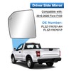 TOP-MAX Driver Side Mirror Glass Replacement for Ford F150 2015