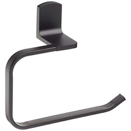 Spirella Taku Matt-Black Towel Holder, Matte Black