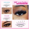 Lash Clusters 100D Long 12-20mm Lash Spikes Eyelash Clusters Volume
