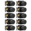 Black Interior Door Knobs, Privacy Door Knobs 10 Pack