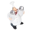 Chef Statue Salt Shakers Set Adorable Statue Vivid Details Resin