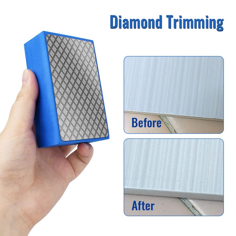 1 Pcs Diamond Hand Pad Sanding Block Sharp Glass Grinding