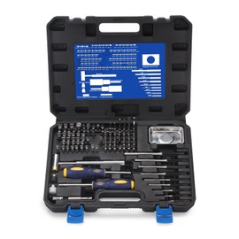 BULLTOOLS Precision Screwdriver Set, 100-Piece Torque Screwdriver Engineering Repair Kit, Roll Pin Punch Set with Magnetic Screwdriver Handle and Storage Case for Maintenance