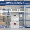 YUNSUN 750W Macerator Pump, Macerator Pump for Basement, Toilet Pump