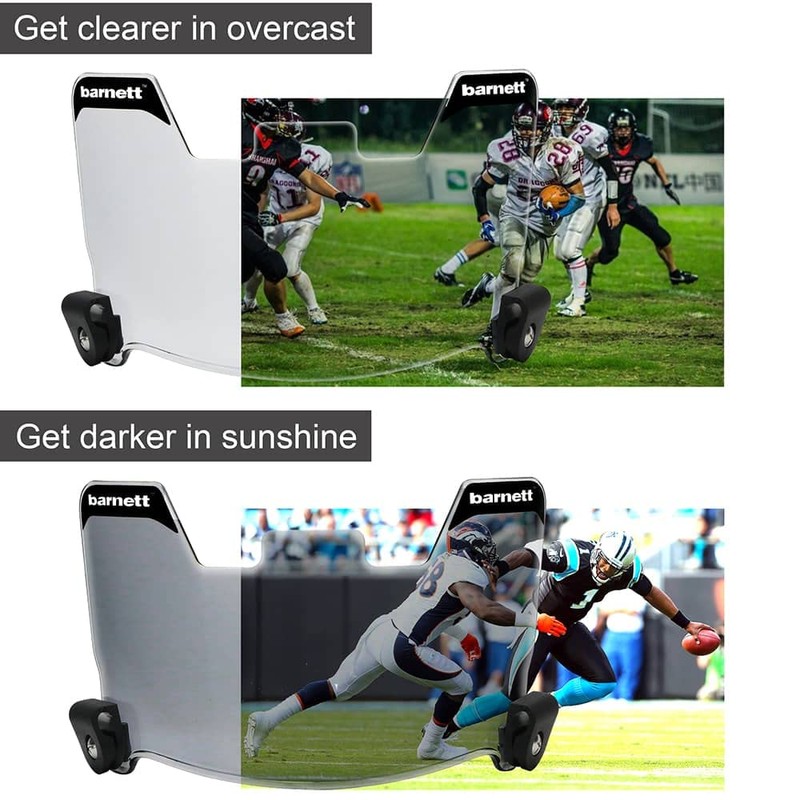 Visor Photochromic, Football and Lacrosse Helmet Eye-Shield