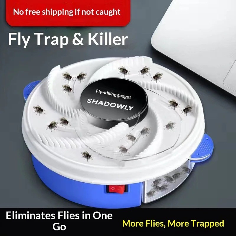 USB Electric Fly Trap, Automatic Household Fly Catcher Pest Control