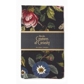 Spode Tea Towel - Black,Multi Coloured,Dimension - 45cm x 74cm/18" x 29",CRCBK6016-XW